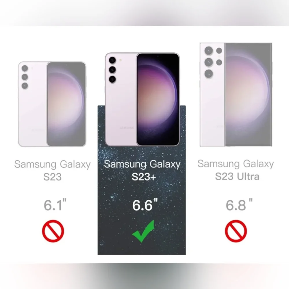 JETech Privacy Screen Protector for Samsung Galaxy S23+,S23 Plus 5G, (2pack) NEW